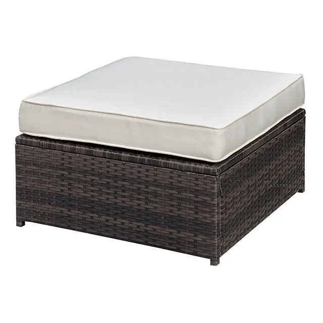 Ilona Brown/Beige Ottoman - FOA East