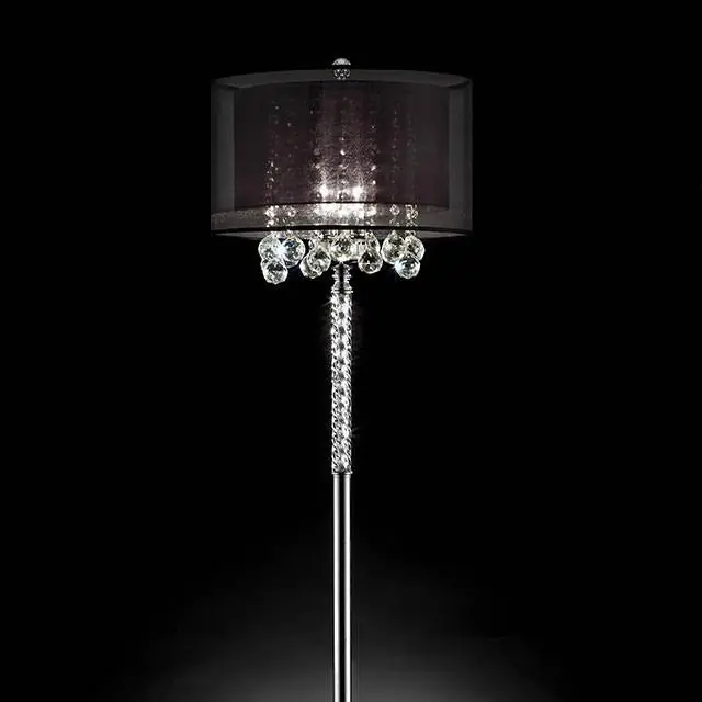 Ivy Chrome Floor Lamp - FOA East