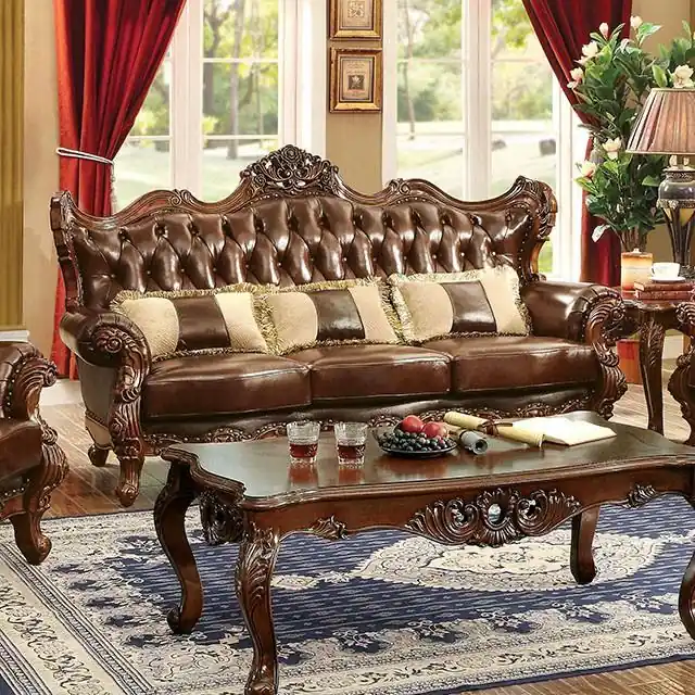 Jericho Brown/Dark Oak Sofa - FOA East