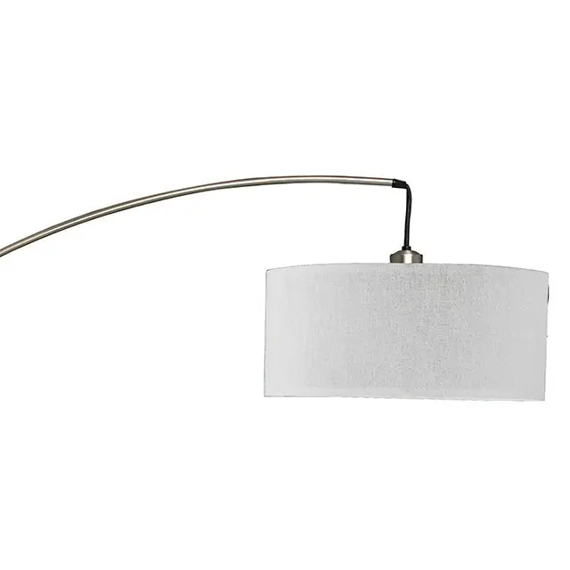 Jess Brushed Steel Arch Lamp - FOA East