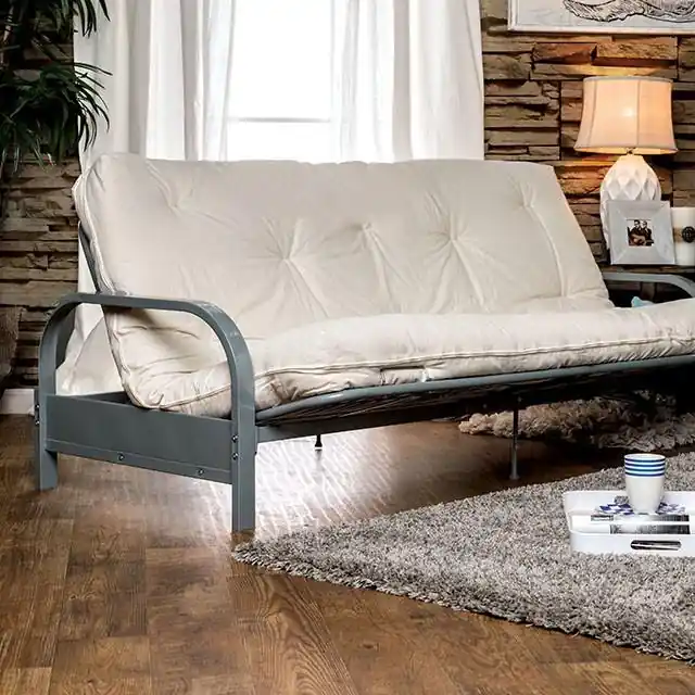 KNOX White 8" White Futon Mattress w/ Inner Spring - FOA East