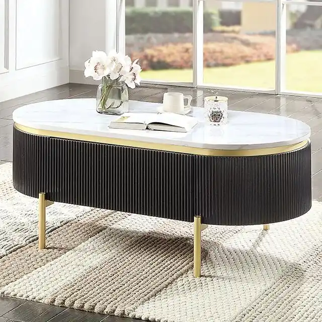 KOBLENZ Coffee Table, Dark Walnut - FOA East