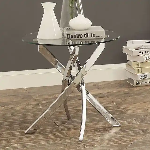 LAILA Chrome End Table - FOA East