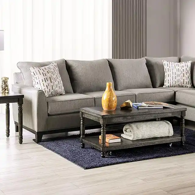 LANTWIT Sectional, Light Gray - FOA East