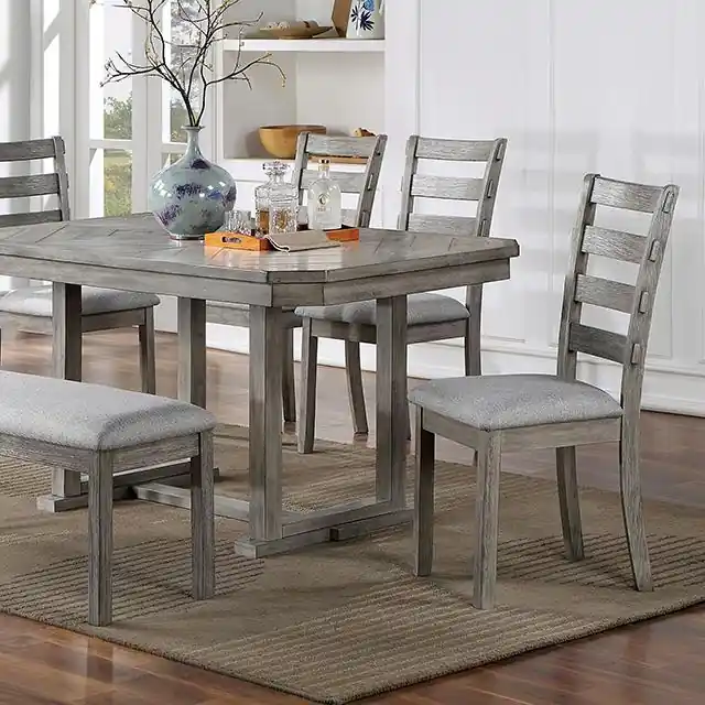 LAQUILA Dining Table, Gray - FOA East