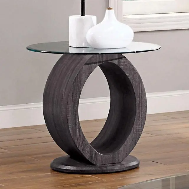 Lodia Gray End Table - FOA East