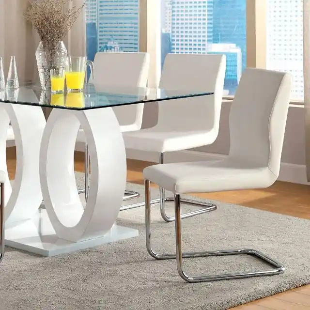 LODIA I White Dining Table - FOA East