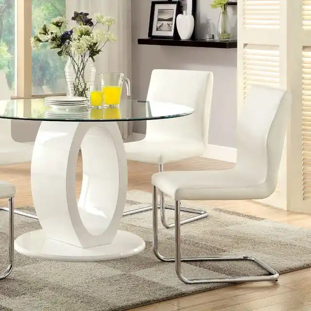 LODIA I White Round Table - FOA East