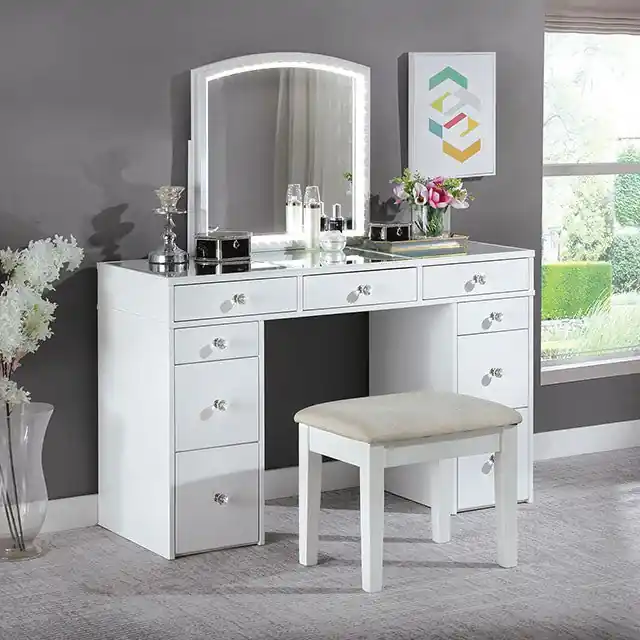 Louise Vanity W/ Stool - FOA East