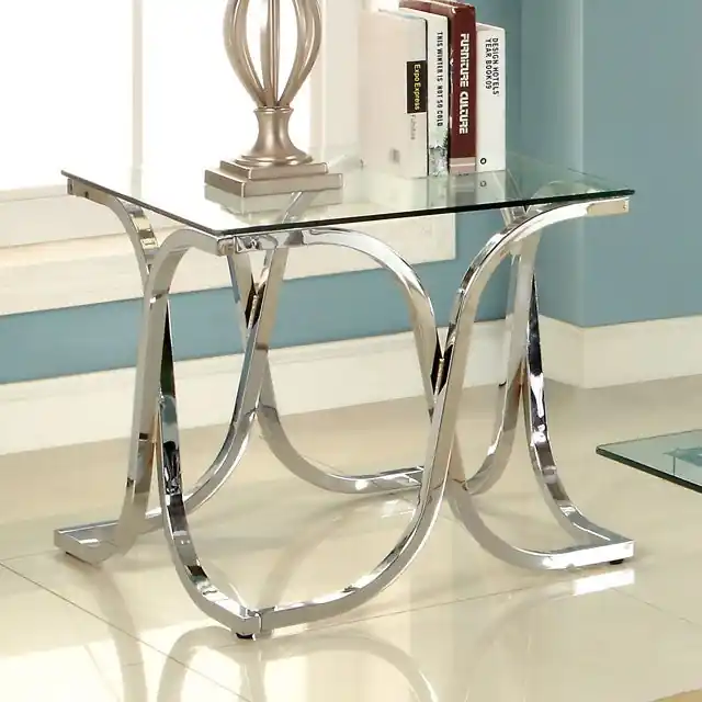 LUXA Chrome End Table - FOA East