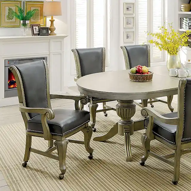 MELINA Gray Game Table - FOA East
