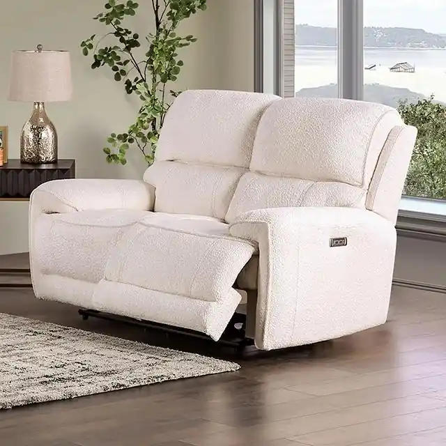 MORCOTE Power Loveseat, Beige - FOA East