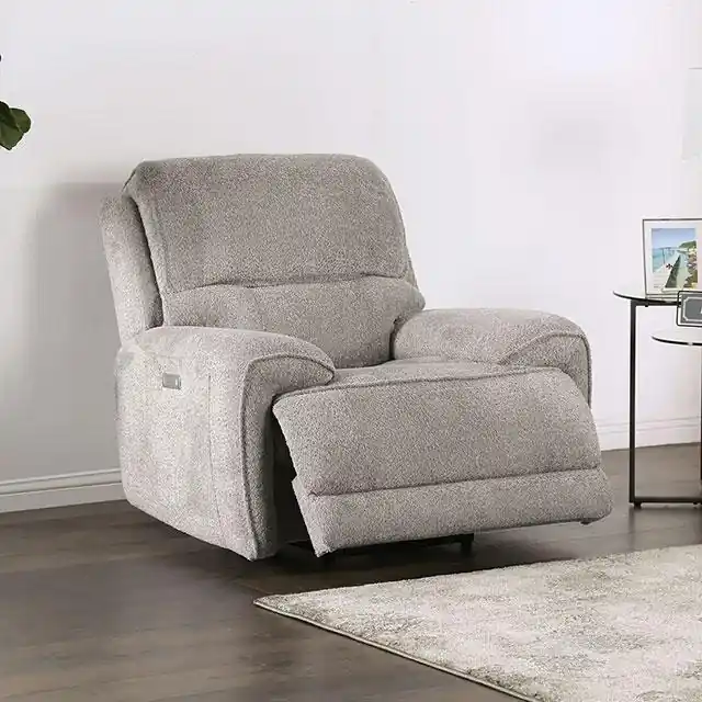MORCOTE Power Recliner, Light Gray - FOA East
