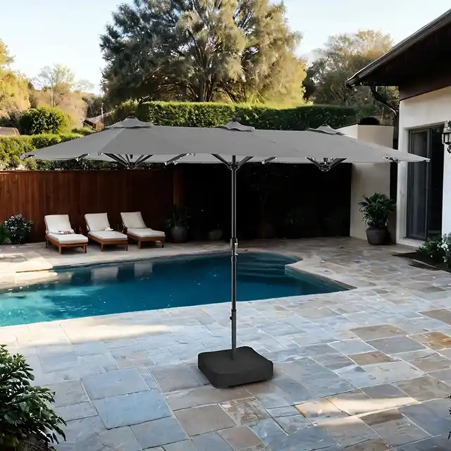 Musa Rectangular Market Umbrella - FOA East