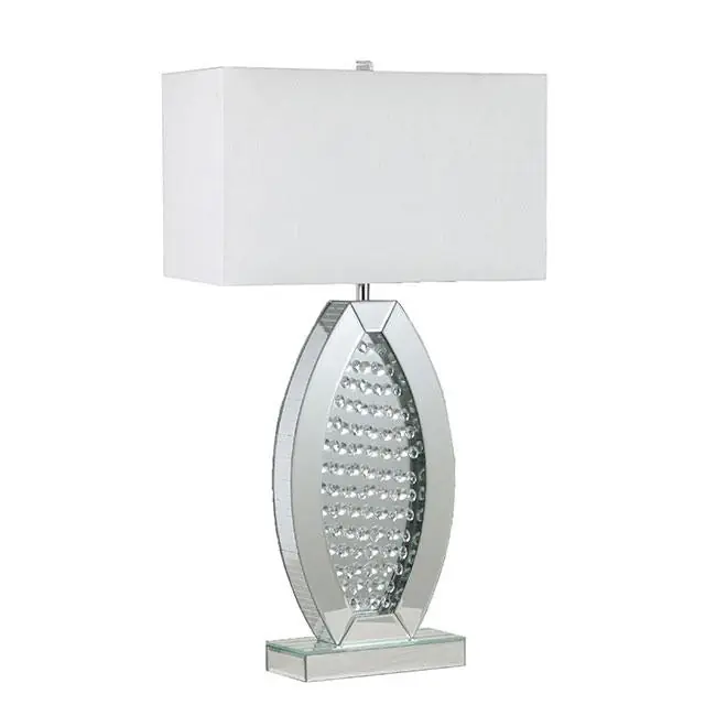 MYDA Table Lamp, Silver/White - FOA East