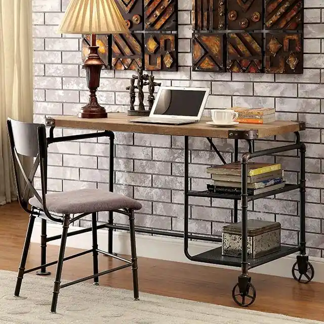 OLGA Antique Black Desk - FOA East