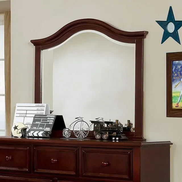 OLIVIA Mirror, Dark Walnut - FOA East
