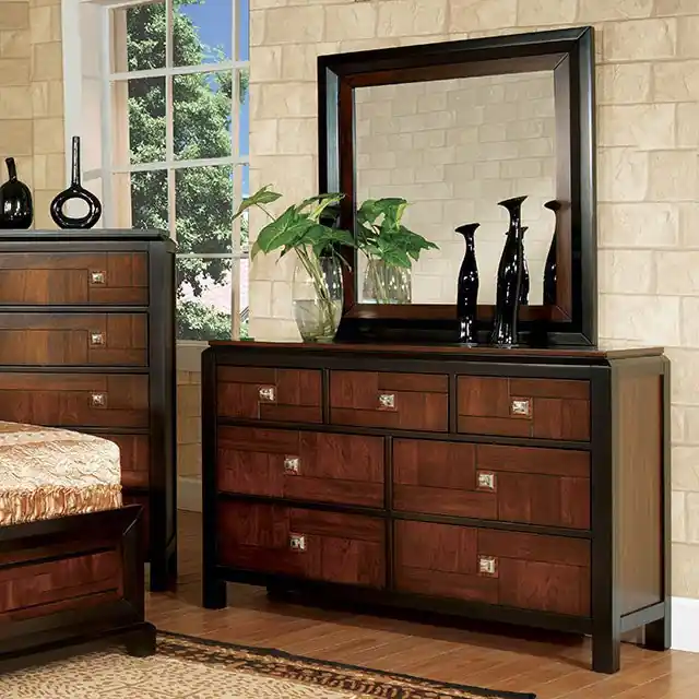 Patra Acacia/Walnut Dresser - FOA East