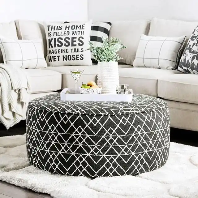 Patricia Black/Pattern Ottoman - FOA East