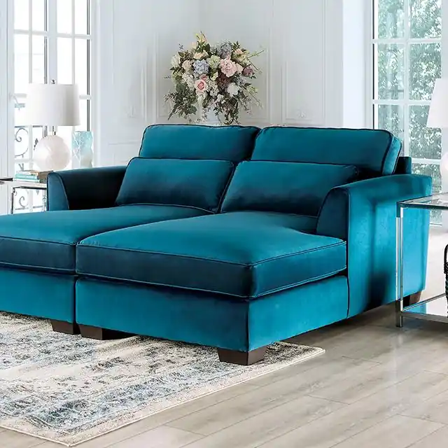 PEREGRINE Sectional, Teal - FOA East