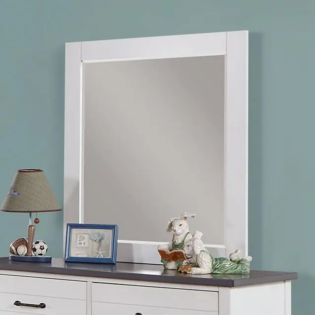 PRIAM Mirror, White/Gray - FOA East