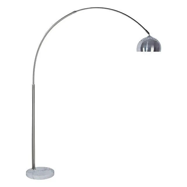 Rene White/Chrome Arch Lamp - FOA East