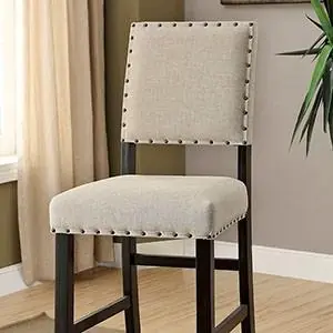 Sania II Antique Black Bar Chair (2/CTN) - FOA East