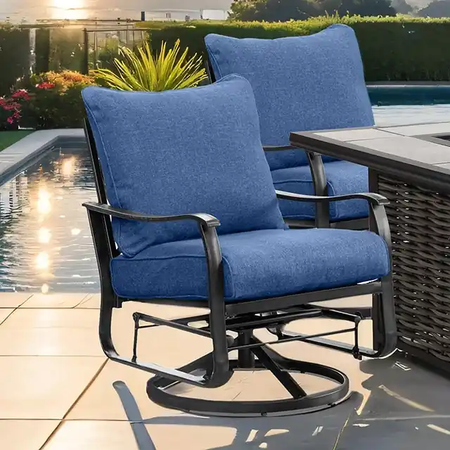 Segovia Swivel Glider Arm Chair (2/CTN) - FOA East
