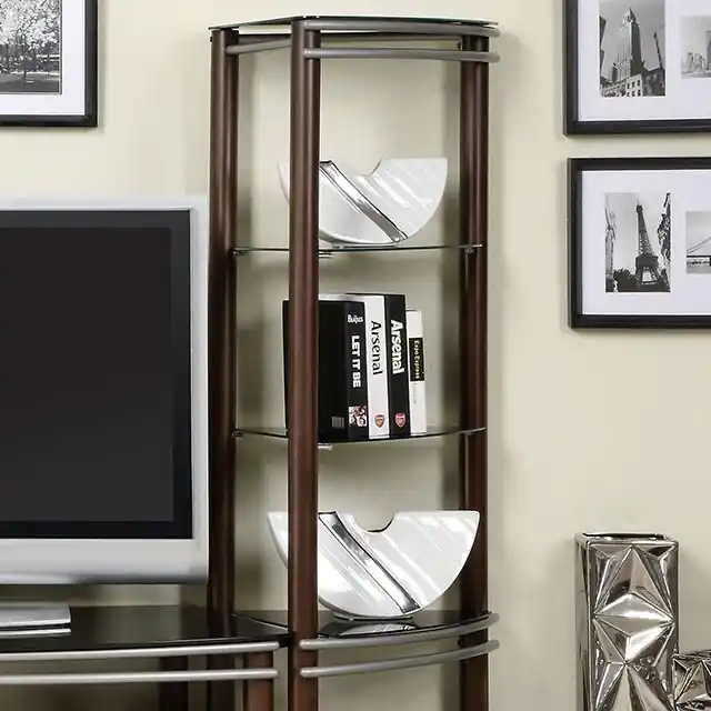 Silver Creek Brown/Silver 2 Pc. Pier Shelves (1 Pair) - FOA East