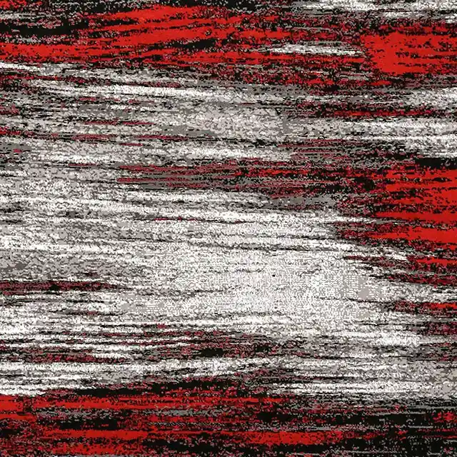 Sivas Gray/Red 5' X 8' Area Rug - FOA East