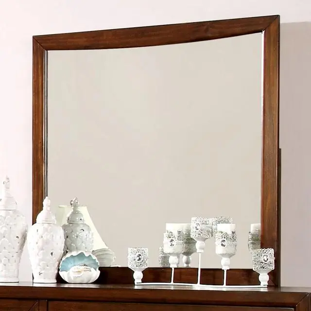SNYDER Brown Cherry Mirror - FOA East