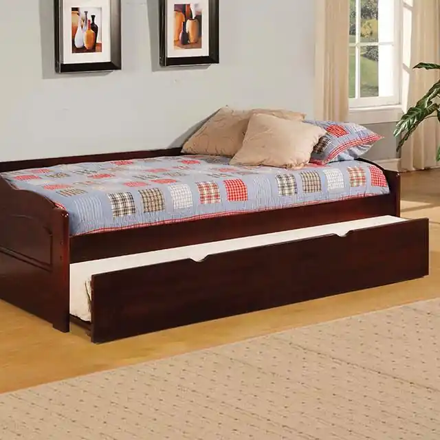 Sunset Cherry Daybed w/ Trundle, Cherry - FOA East