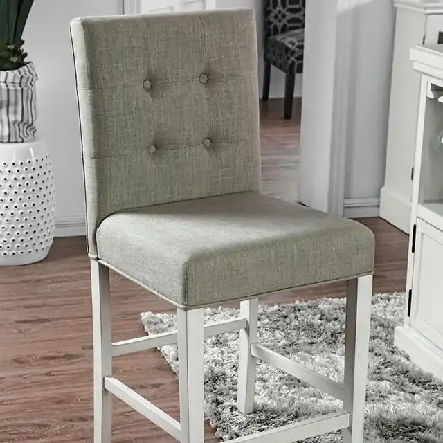 Sutton Antique White Counter Ht. Chair (2/CTN) - FOA East