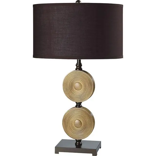 Suzy Light Caramel/Espresso 10"H Table Lamp (2/CTN) - FOA East
