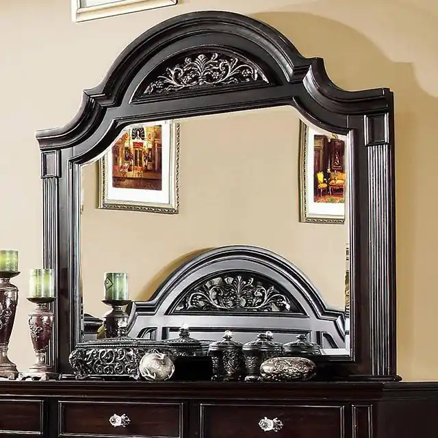 Syracuse Dark Walnut Mirror - FOA East