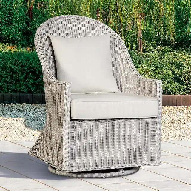 Tomohon Swivel Wicker Chair - FOA East