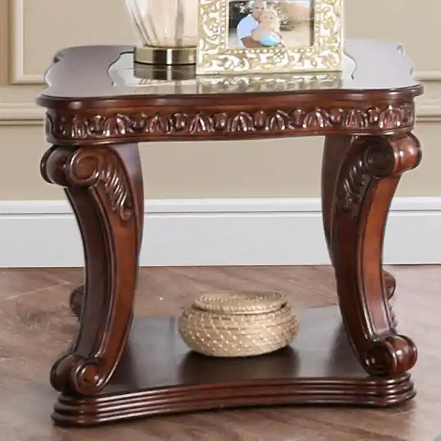 Walworth Dark Oak End Table - FOA East