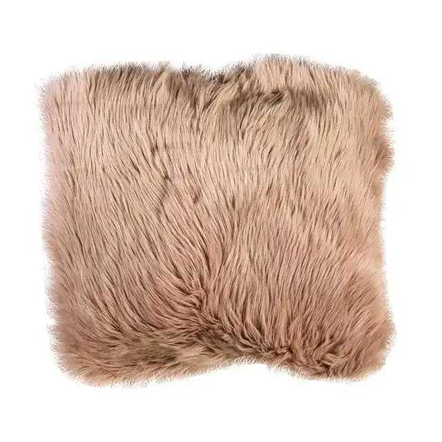 Wendy Blush 20" X 20" Pillow, Fur Blush (2/CTN) - FOA East