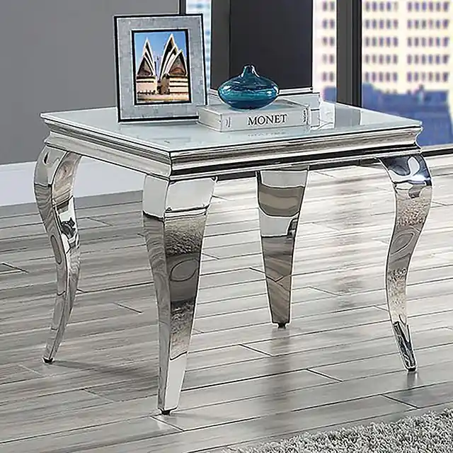 WETZIKON End Table, White - FOA East