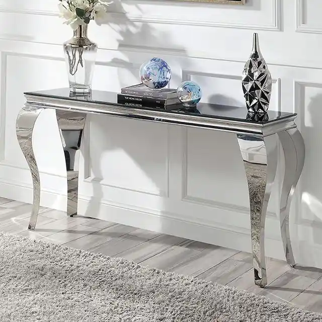WETZIKON Sofa Table, Black - FOA East