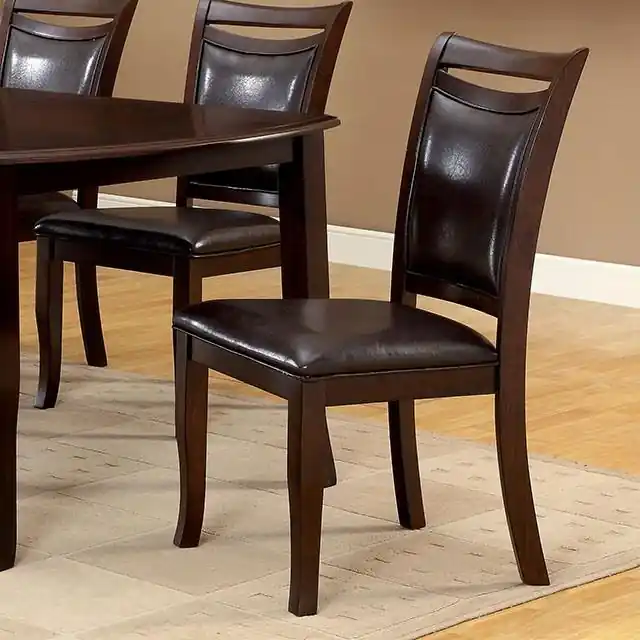 Woodside Dark Cherry/Espresso Side Chair (2/CTN) - FOA East