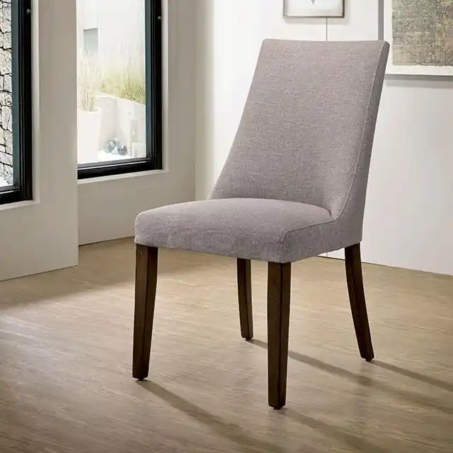 Woodworth Walnut Padded Side Chair (2/CTN) - FOA East
