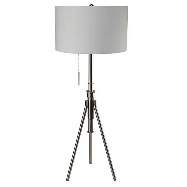 Zaya Brushed Steel Floor Lamp - FOA East