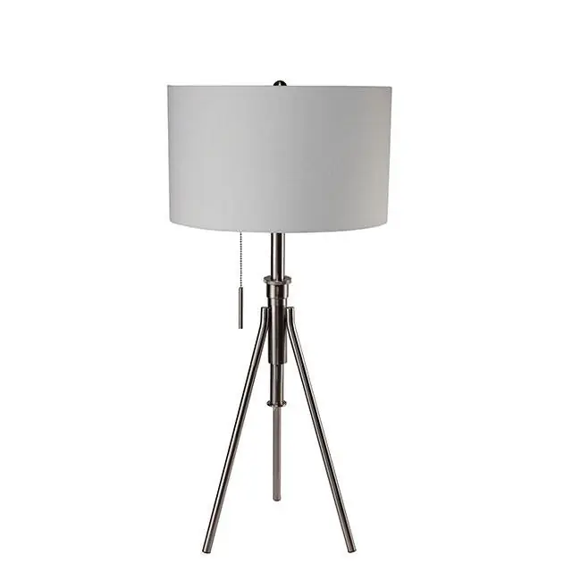 Zaya Brushed Steel Table Lamp - FOA East
