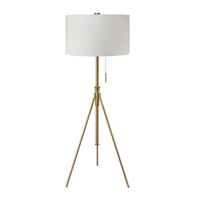Zaya Stained Gold Floor Lamp - FOA East