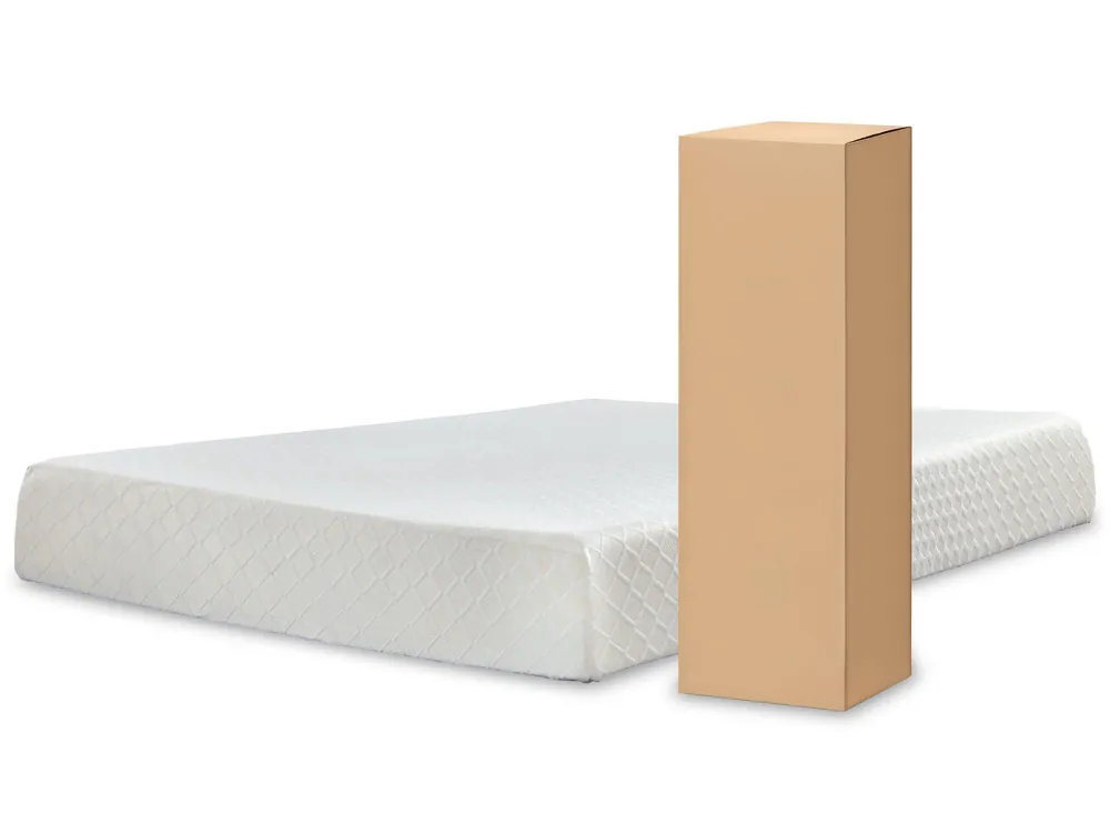 10 Inch Chime Memory Foam Mattress in a Box - Ashley Furniture