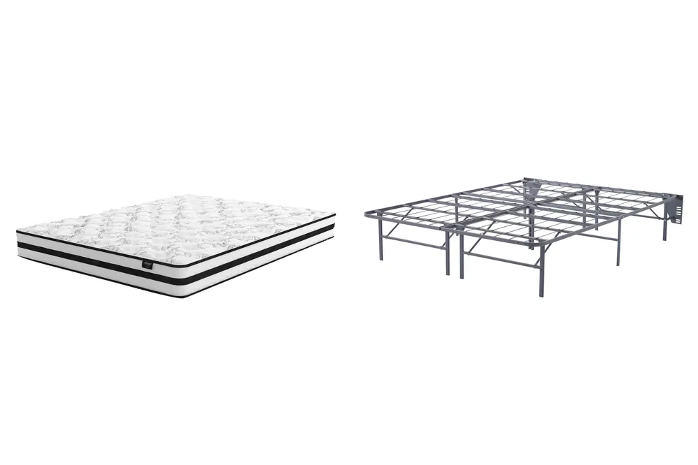 8 Inch Chime Innerspring Mattress Set - Ashley Furniture