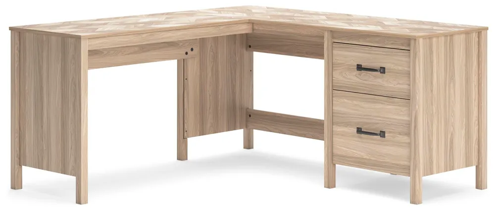 Battelle 60" Home Office Desk with Return - Ashley Furniture