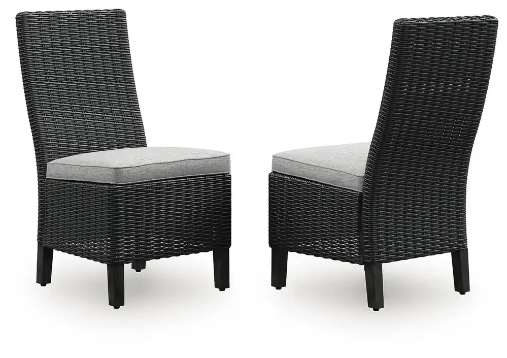 Beachcroft Outdoor Side Chair with Cushion (Set of 2) - Ashley Furniture