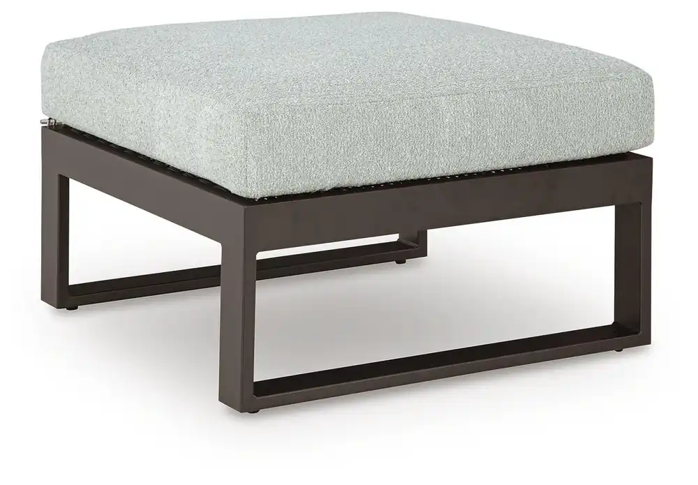 Beachloft Outdoor Ottoman with Cushion - Ashley Furniture